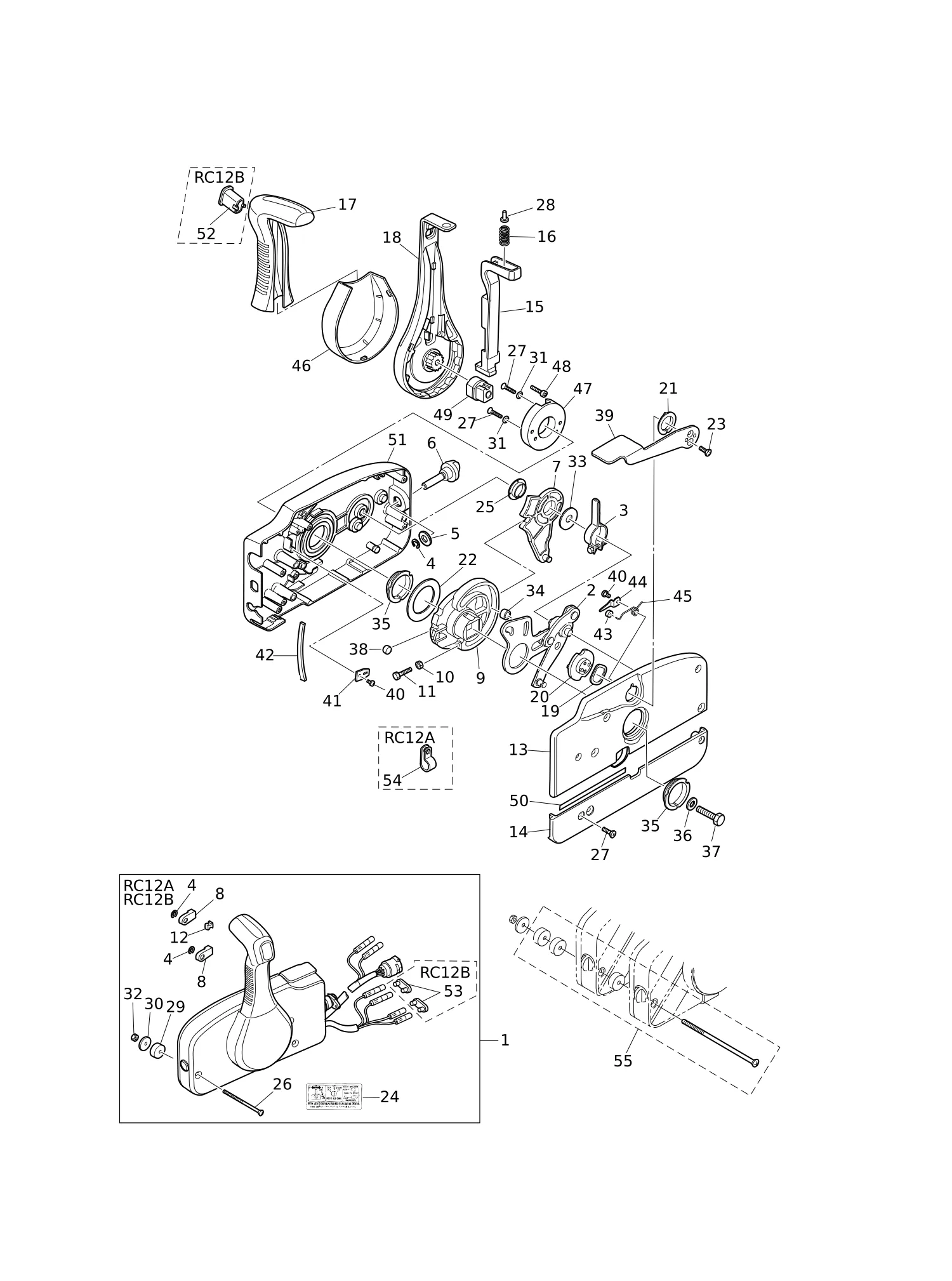 遥控器零部件 COMPONENT PARTS OF REMOTE CONTROL