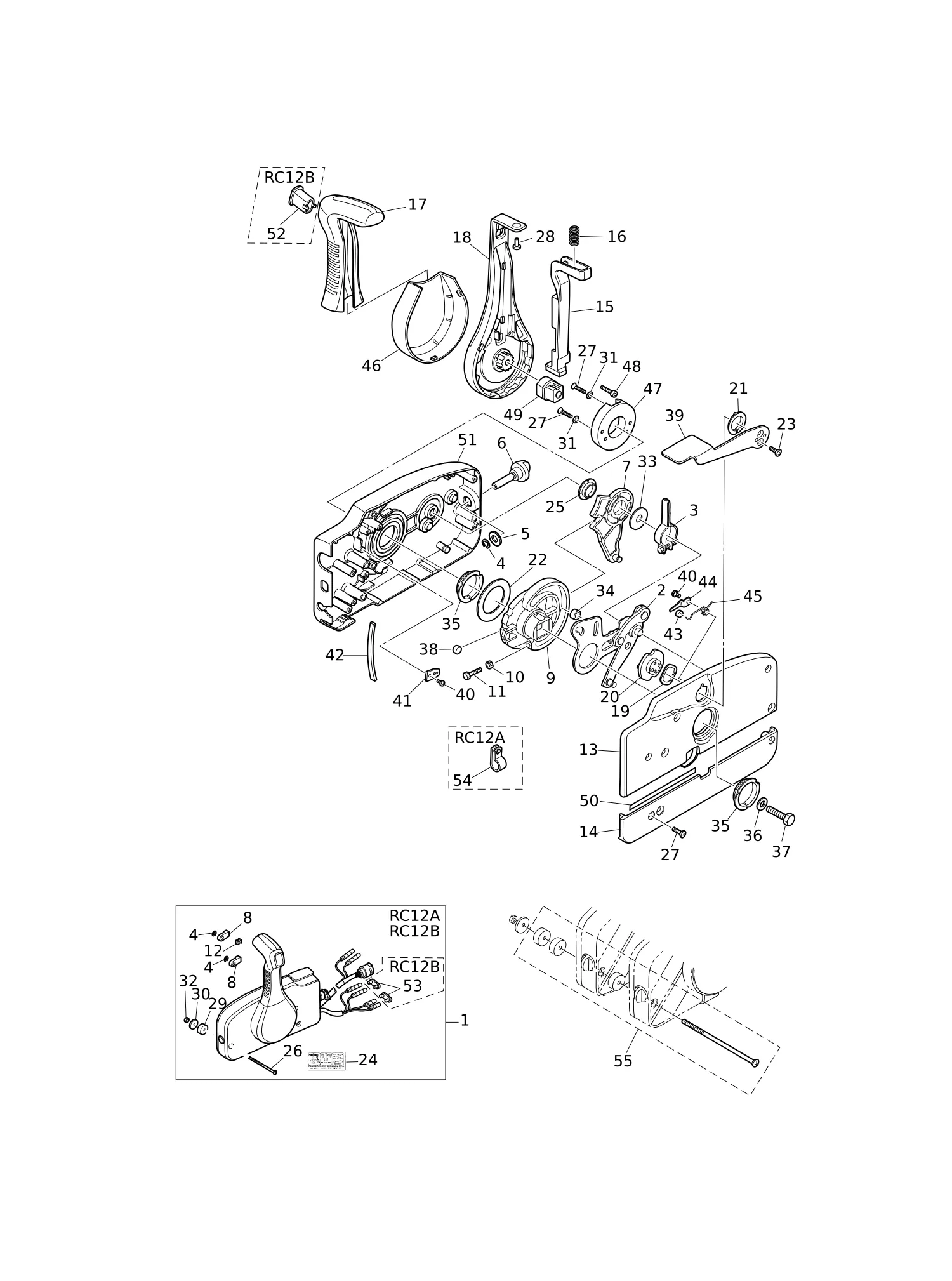 遥控器零部件 COMPONENT PARTS OF REMOTE CONTROL