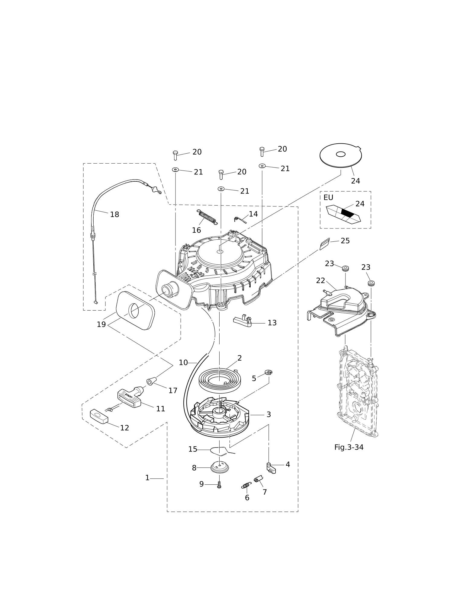 反冲启动器 RECOIL STARTER