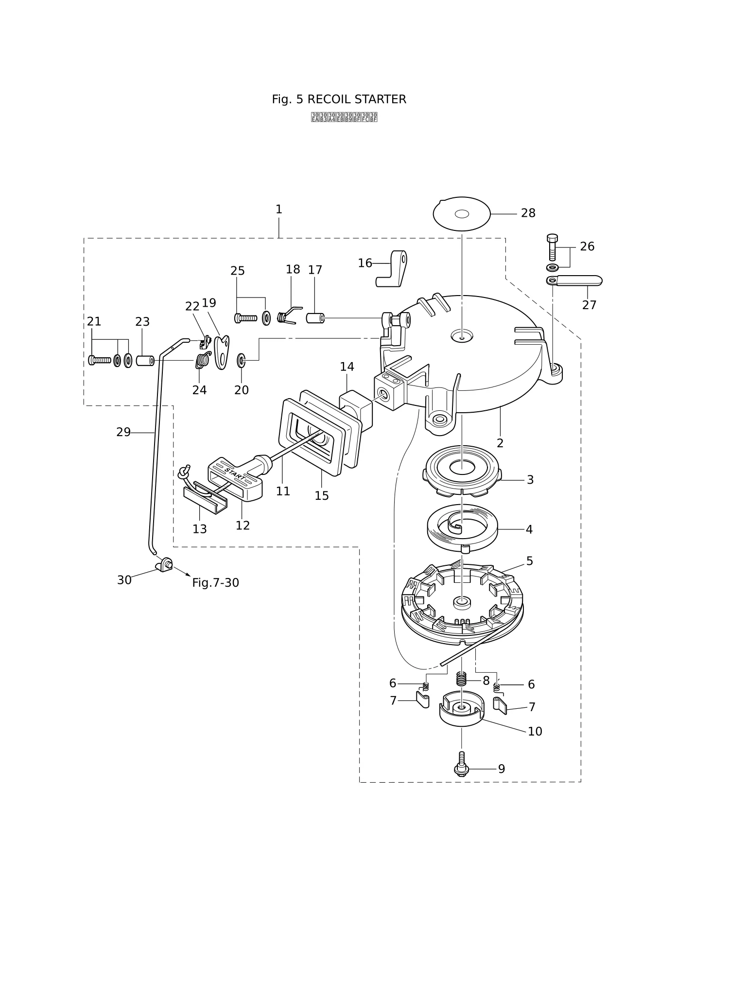 反冲启动器 RECOIL STARTER