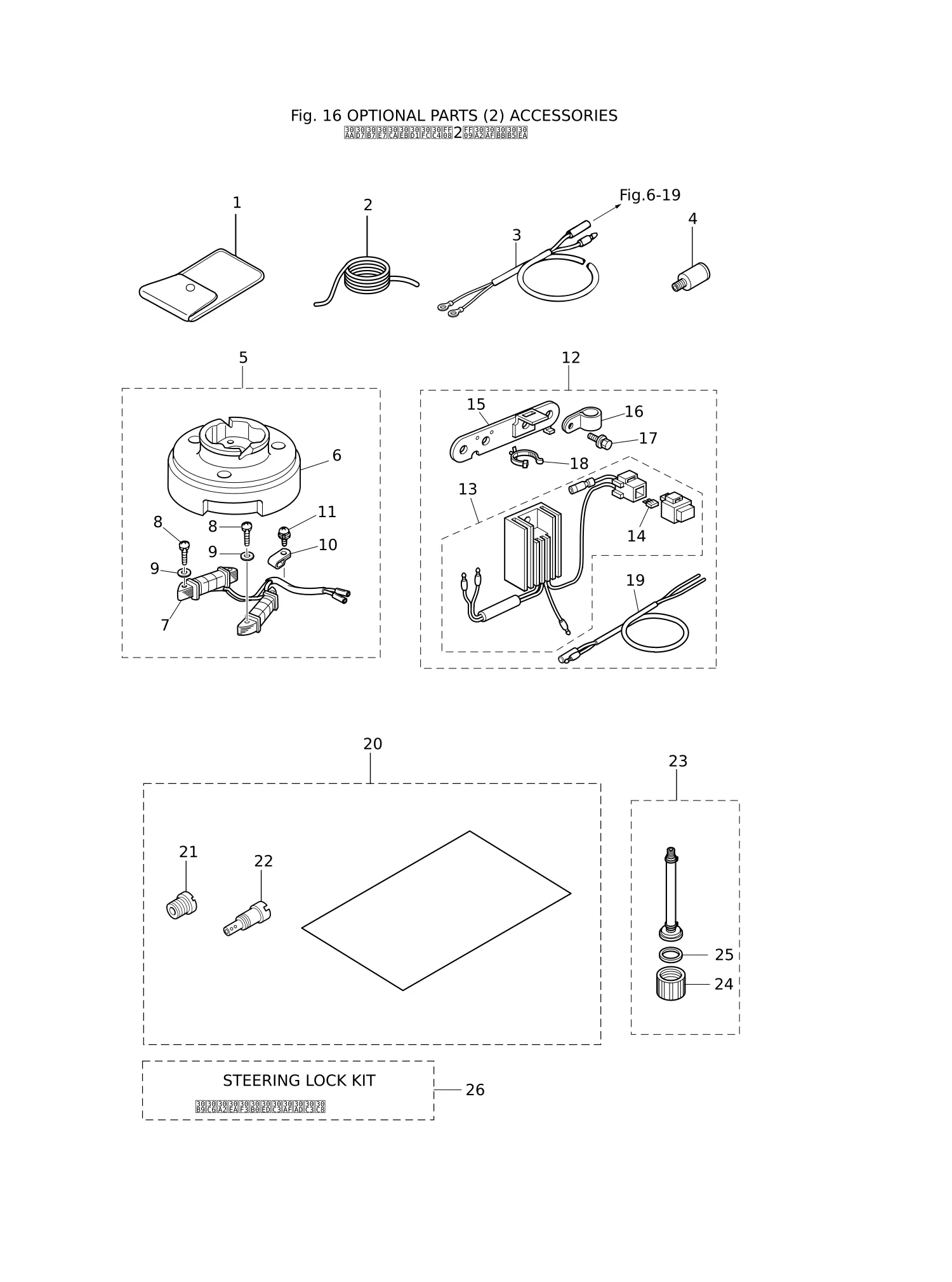 选装件(2)附件 OPTIONAL PARTS (2) ACCESSORIES