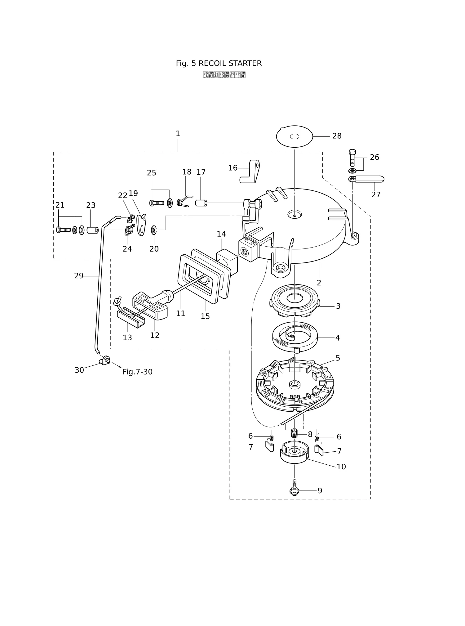 反冲启动器 RECOIL STARTER