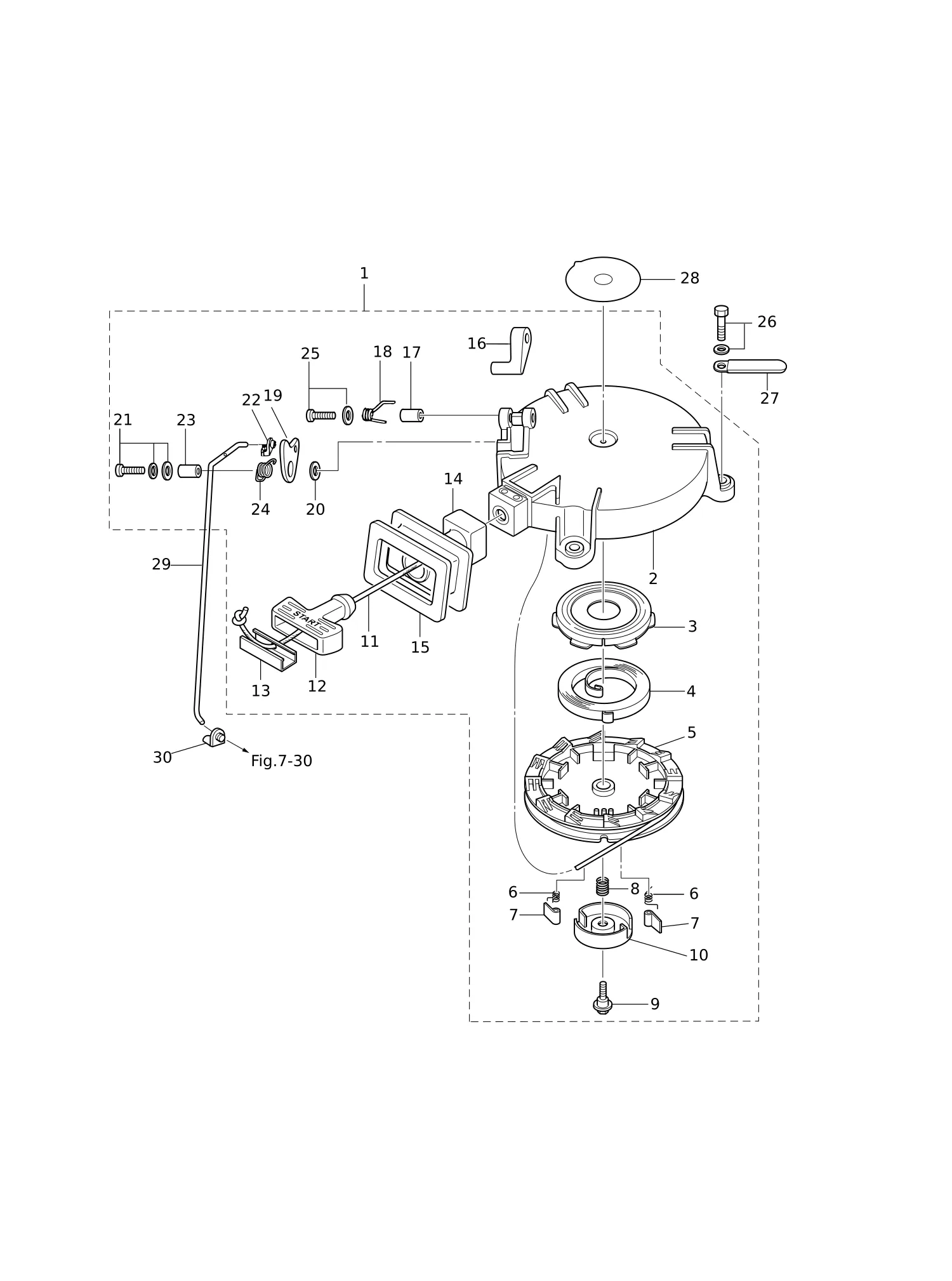 反冲启动器 RECOIL STARTER