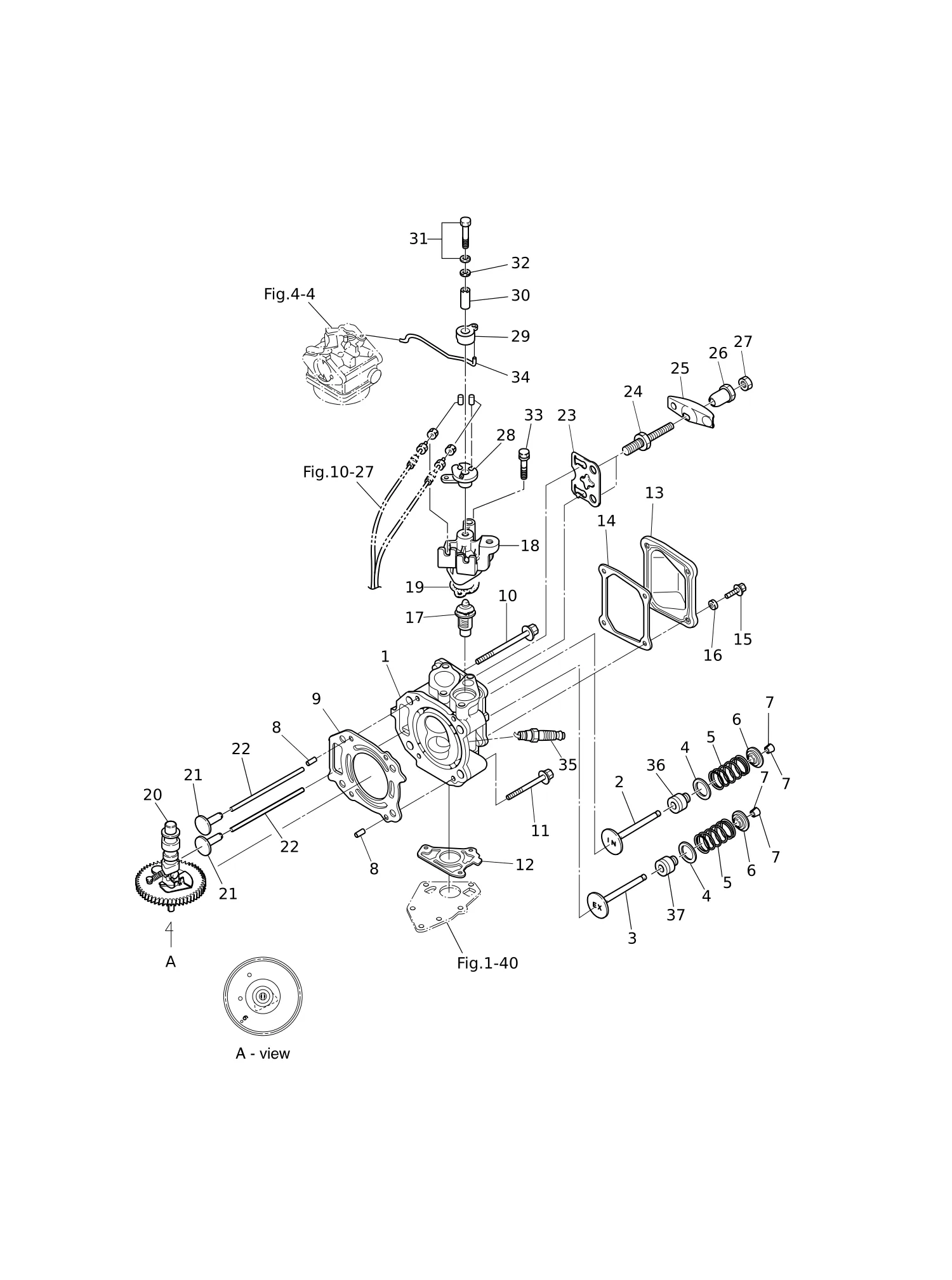 气缸盖·气门·凸轮轴 CYLINDER HEAD · VALVE · CAMSHAFT