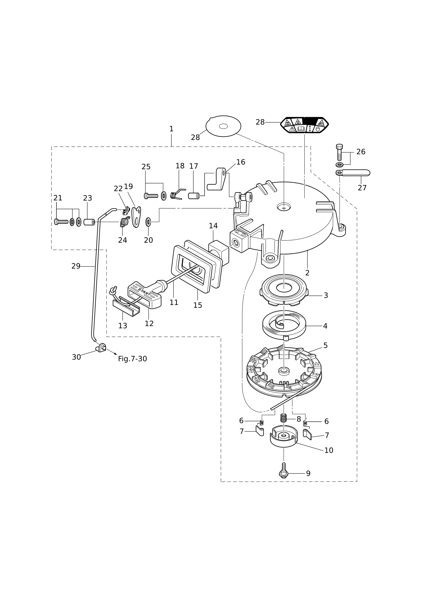 反冲启动器 RECOIL STARTER