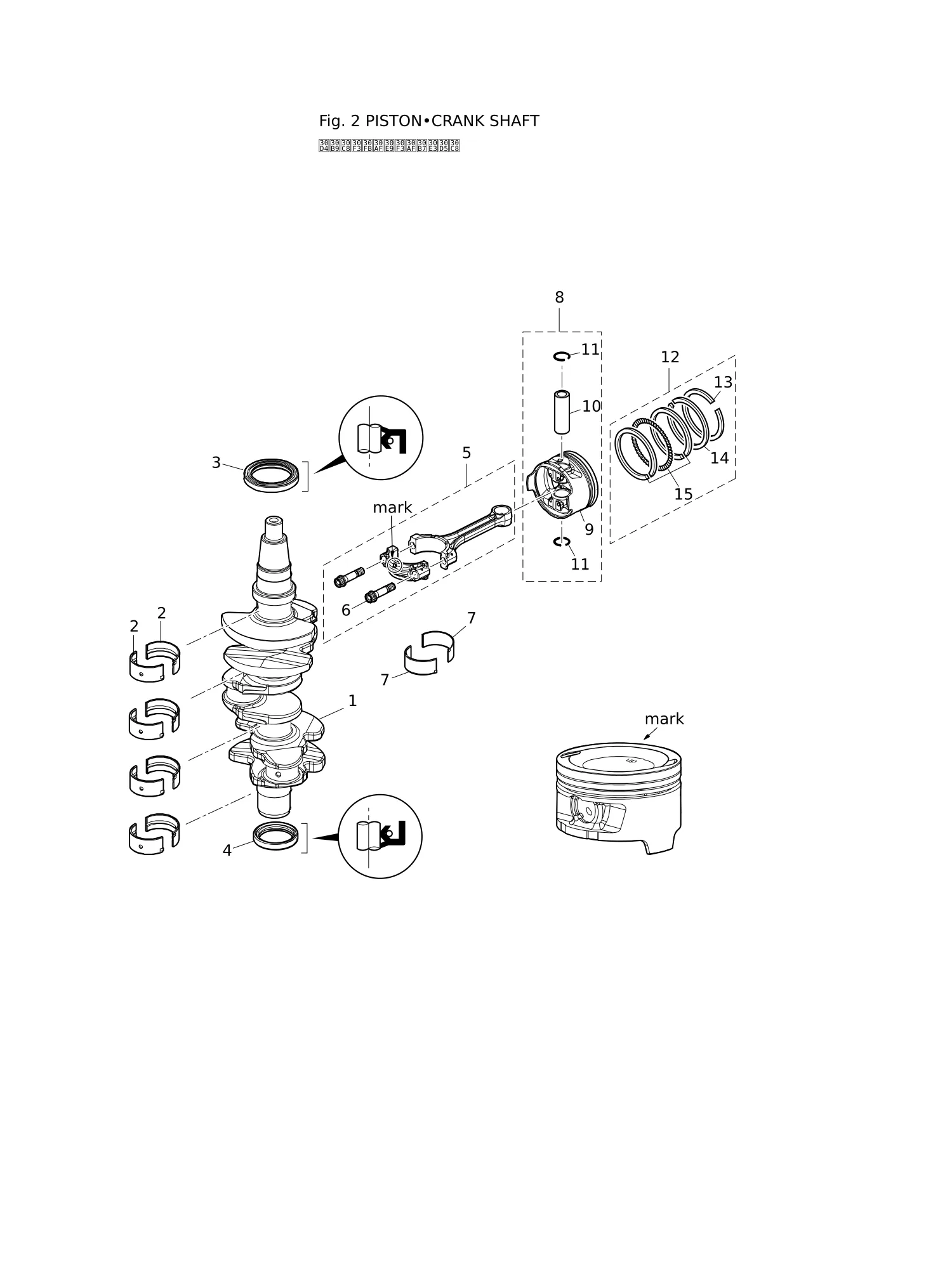 活塞·曲轴 PISTON · CRANK SHAFT