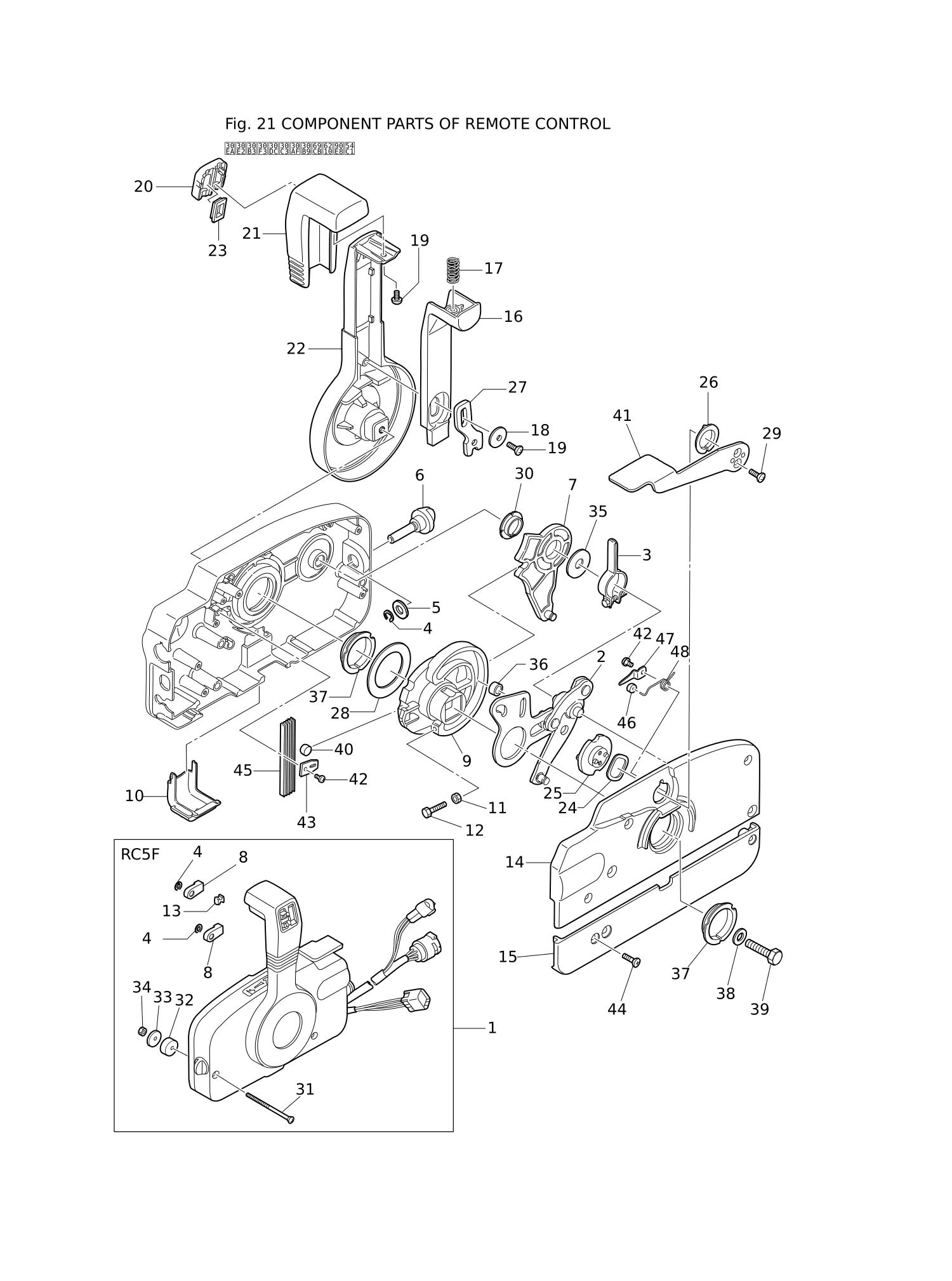遥控器零部件 COMPONENT PARTS OF REMOTE CONTROL