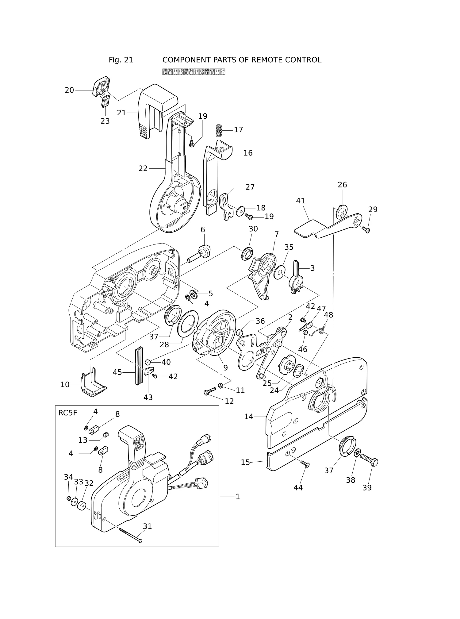 遥控器零部件 COMPONENT PARTS OF REMOTE CONTROL