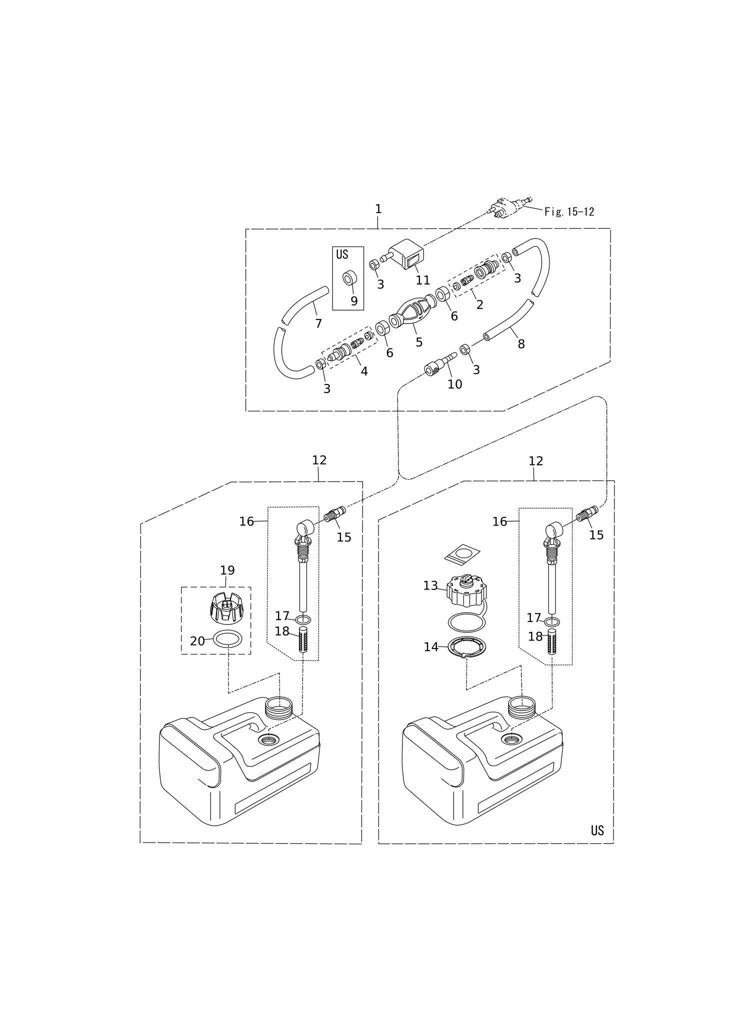 独立燃油箱 SEPARATE FUEL TANK