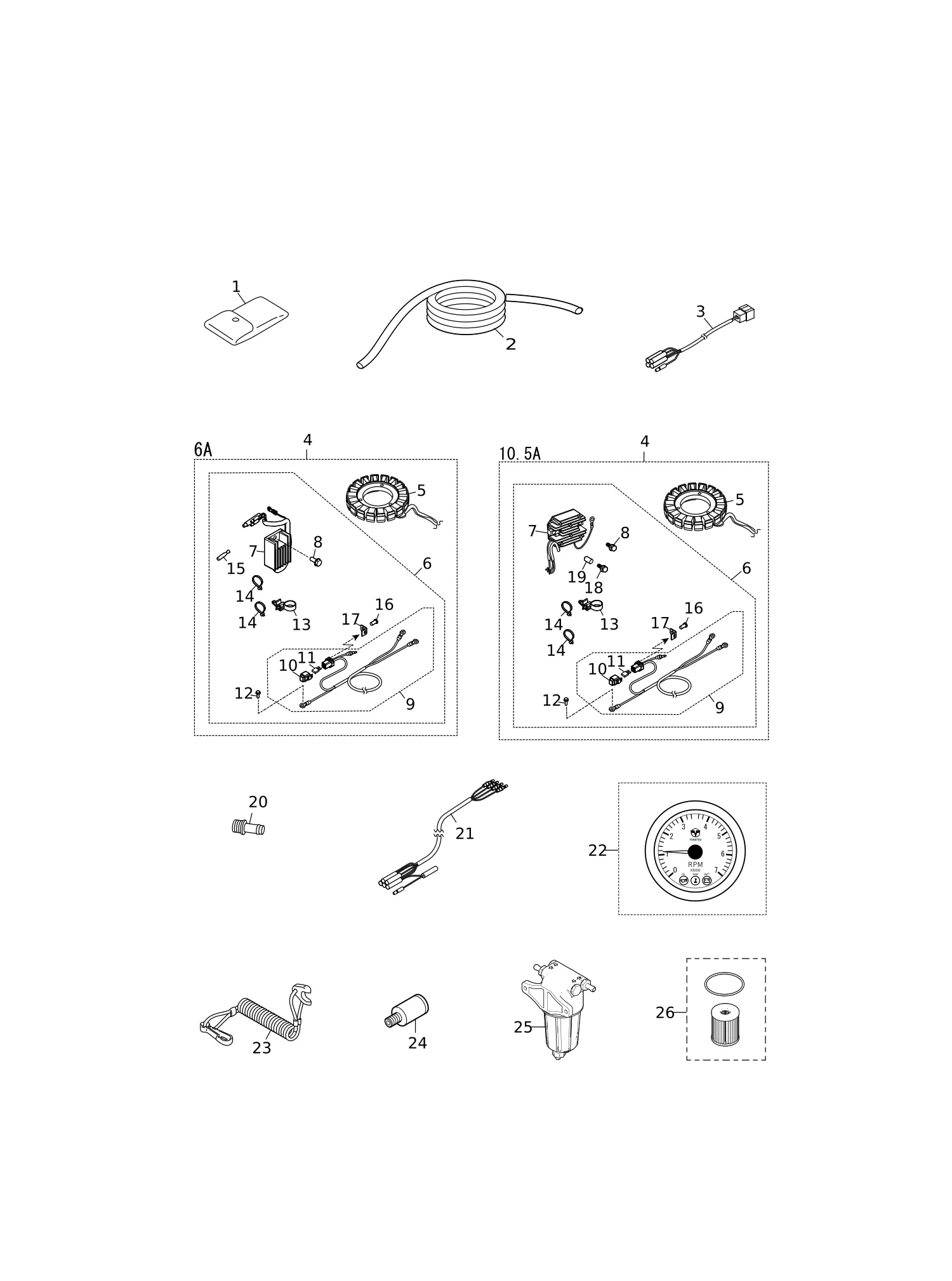 选装配件 OPTIONAL PARTS · ACCESSORIES