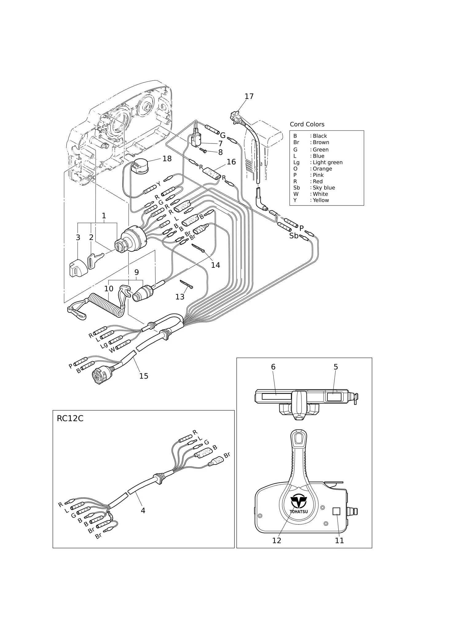 遥控器零部件(电气部件) COMPONENT PARTS OF REMOTE CONTROL (ELECTRIC PARTS)