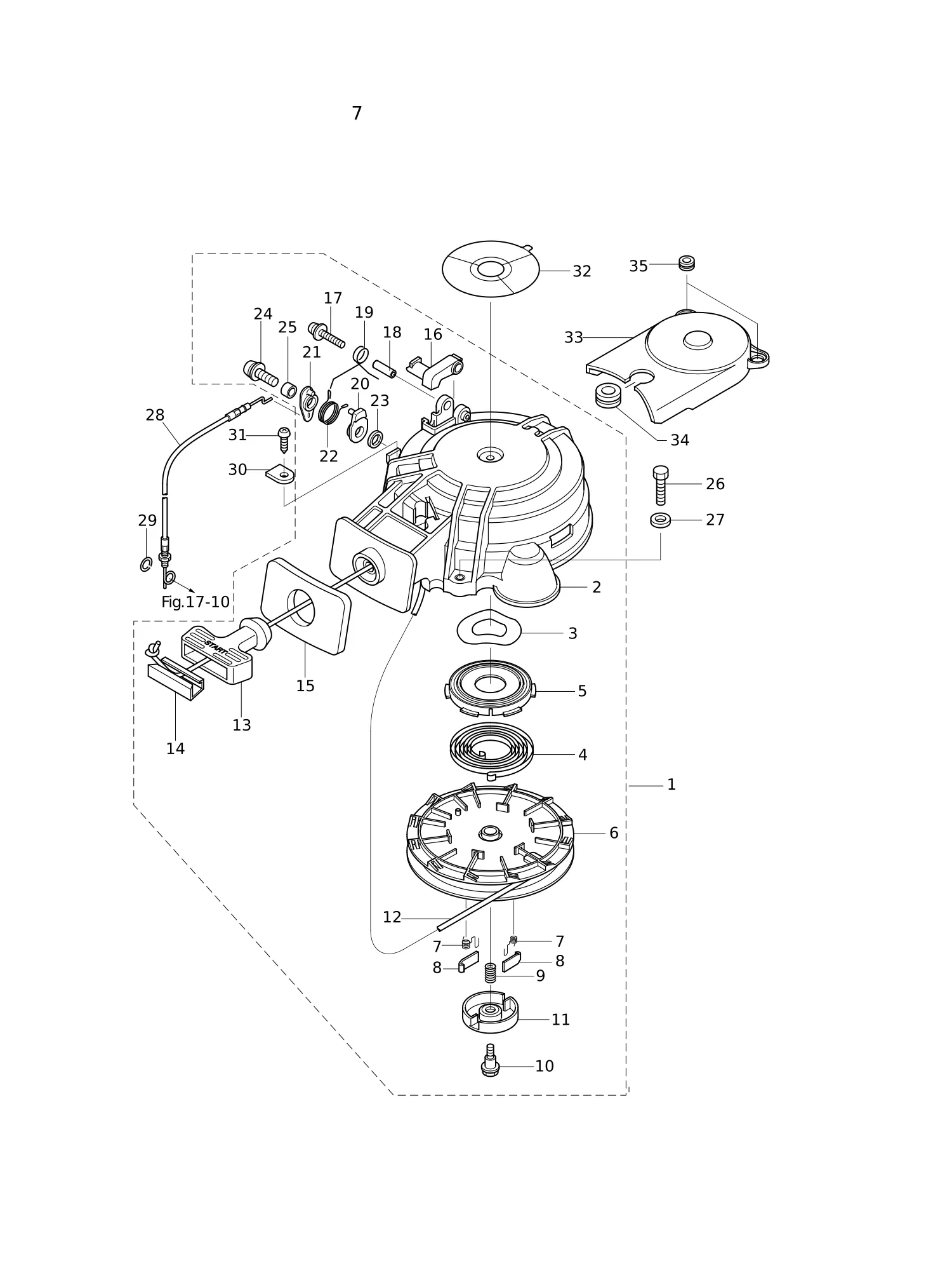 反冲启动器 RECOIL STARTER