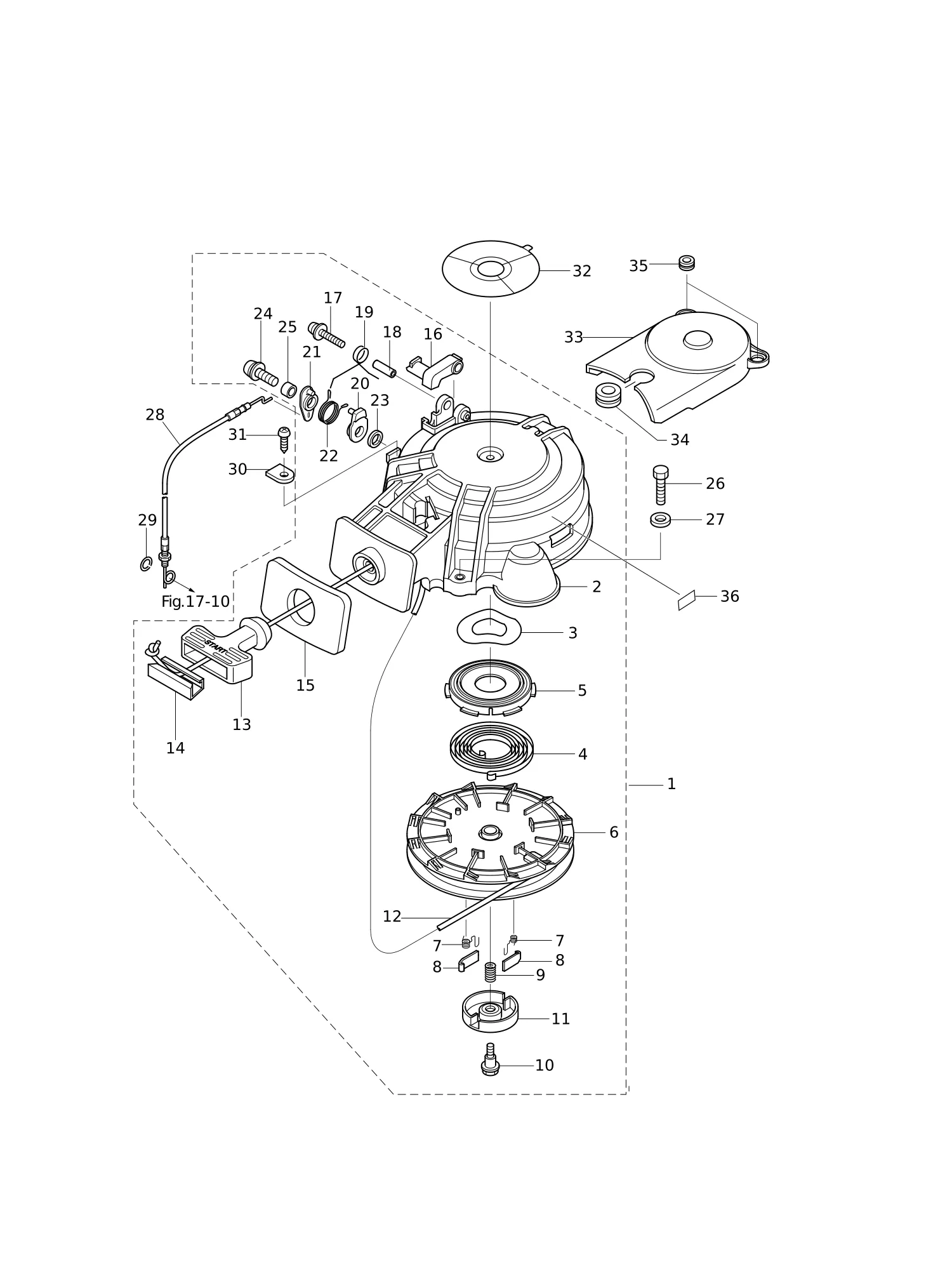 反冲启动器 RECOIL STARTER