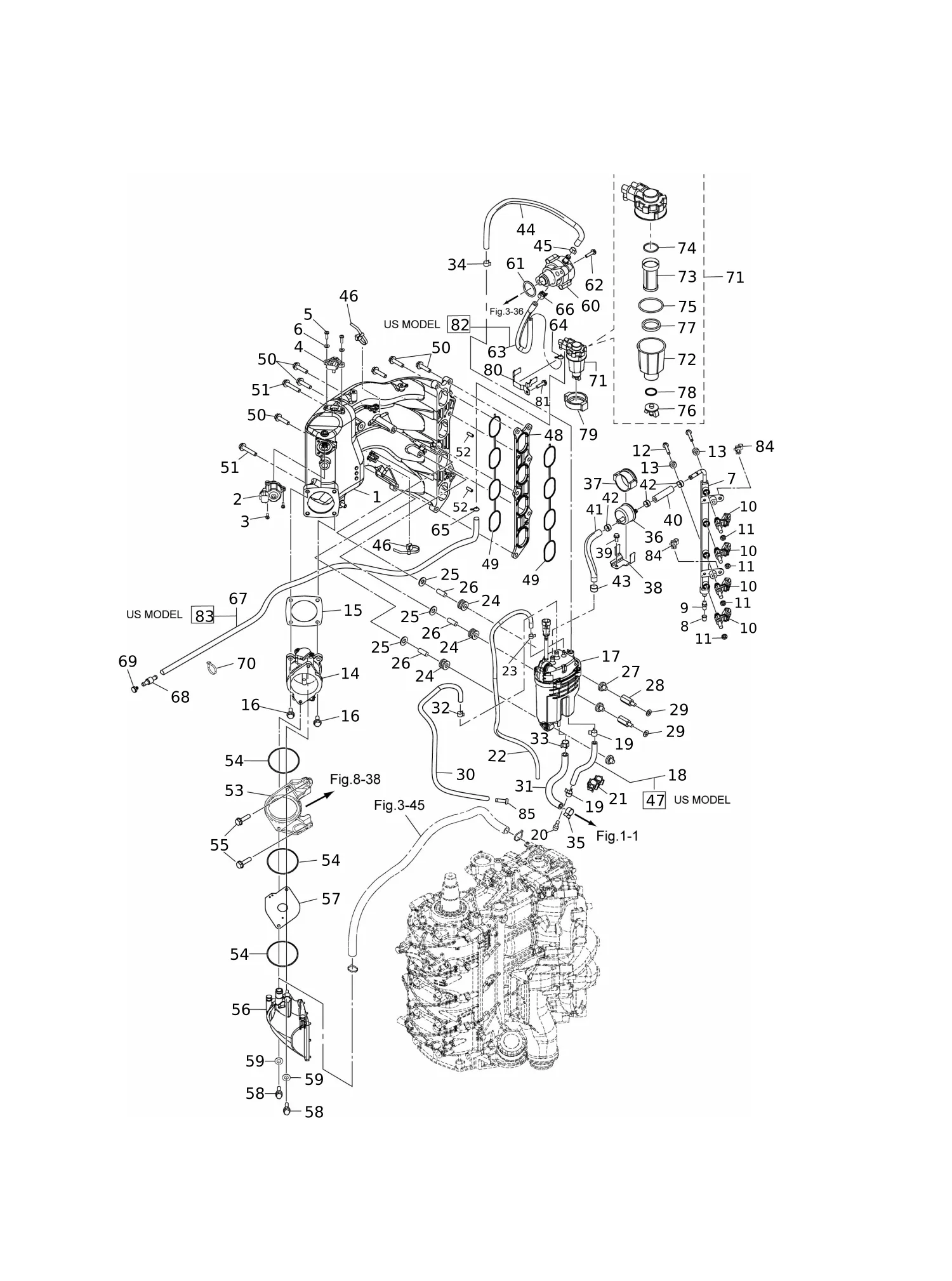 进气歧管·燃油系统 INTAKE MANIFOLD · FUEL SYSTEM