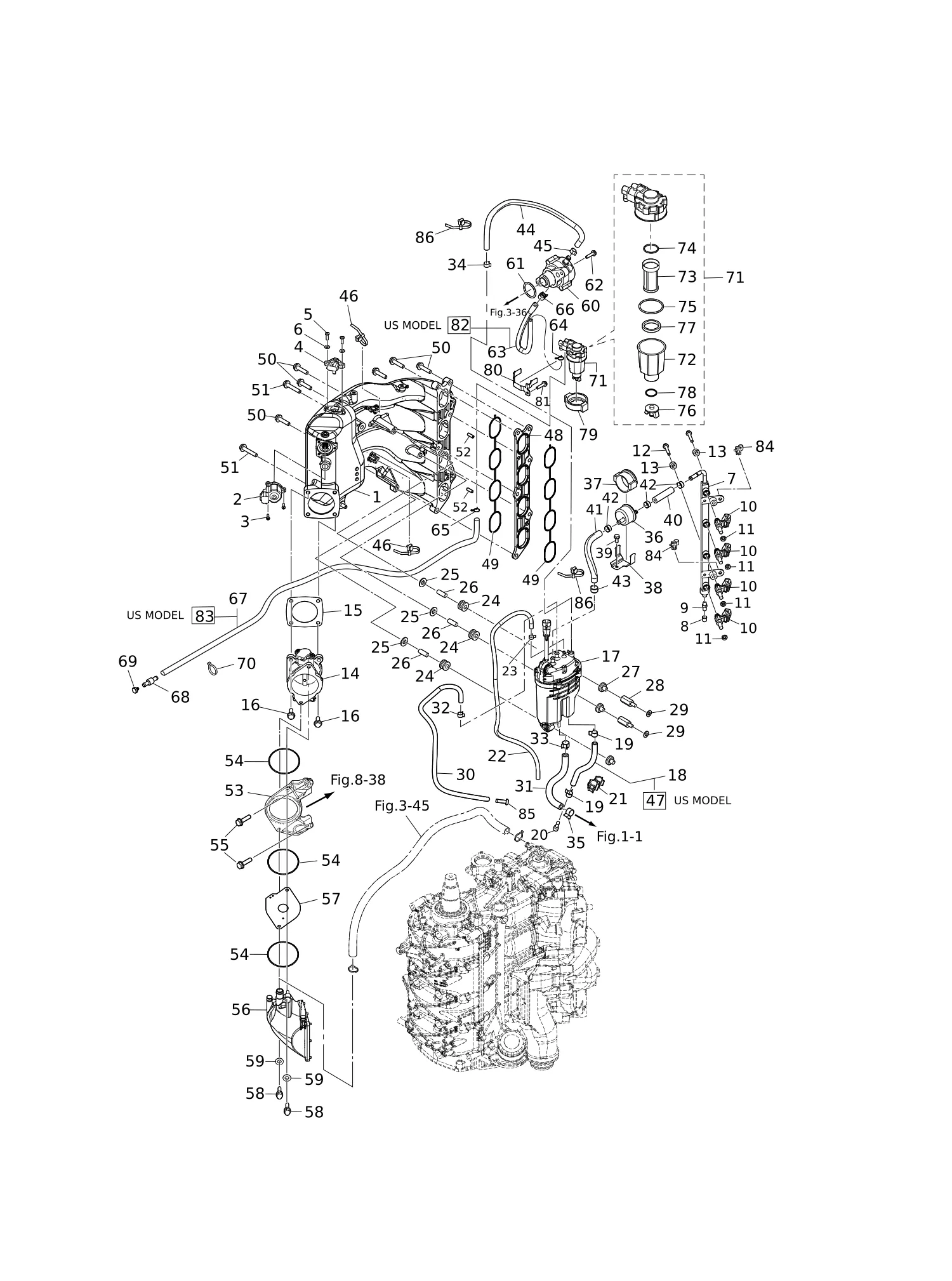 进气歧管·燃油系统 INTAKE MANIFOLD · FUEL SYSTEM