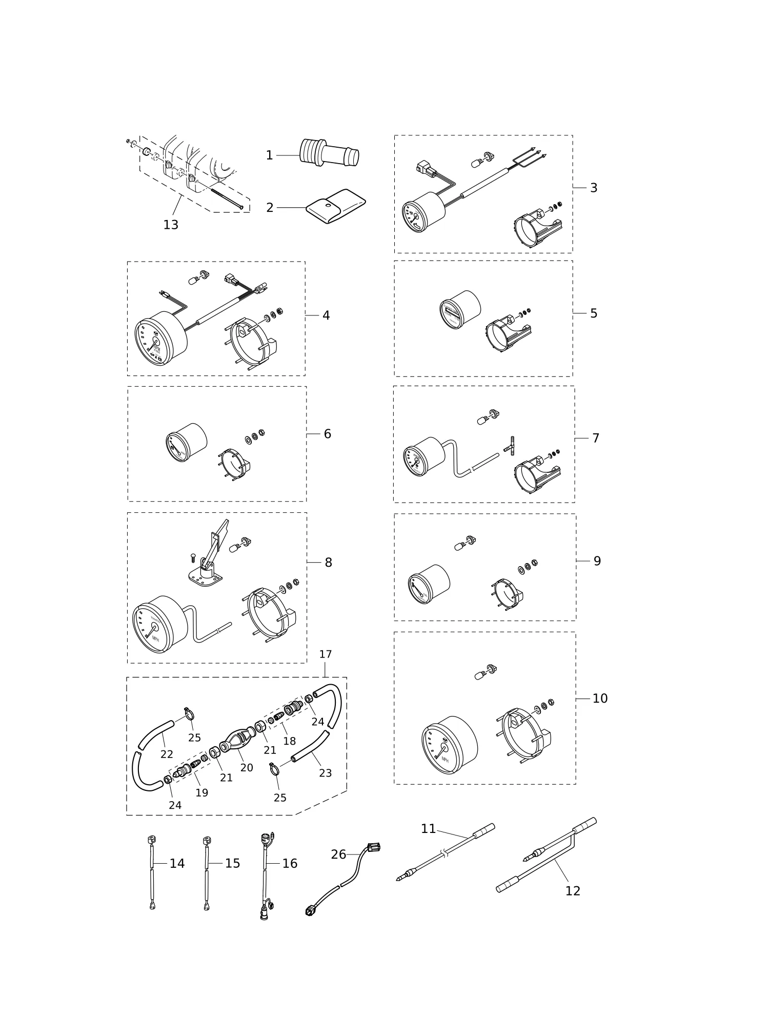 选装配件 OPTIONAL PARTS · ACCESSORIES