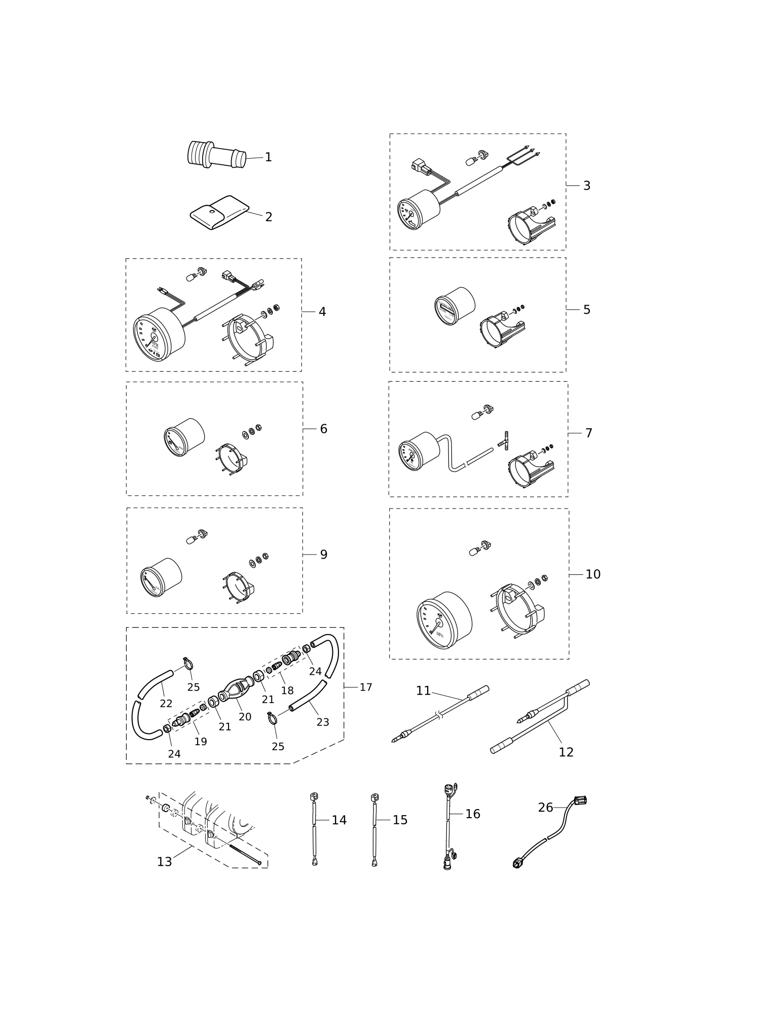 选装配件 OPTIONAL PARTS · ACCESSORIES