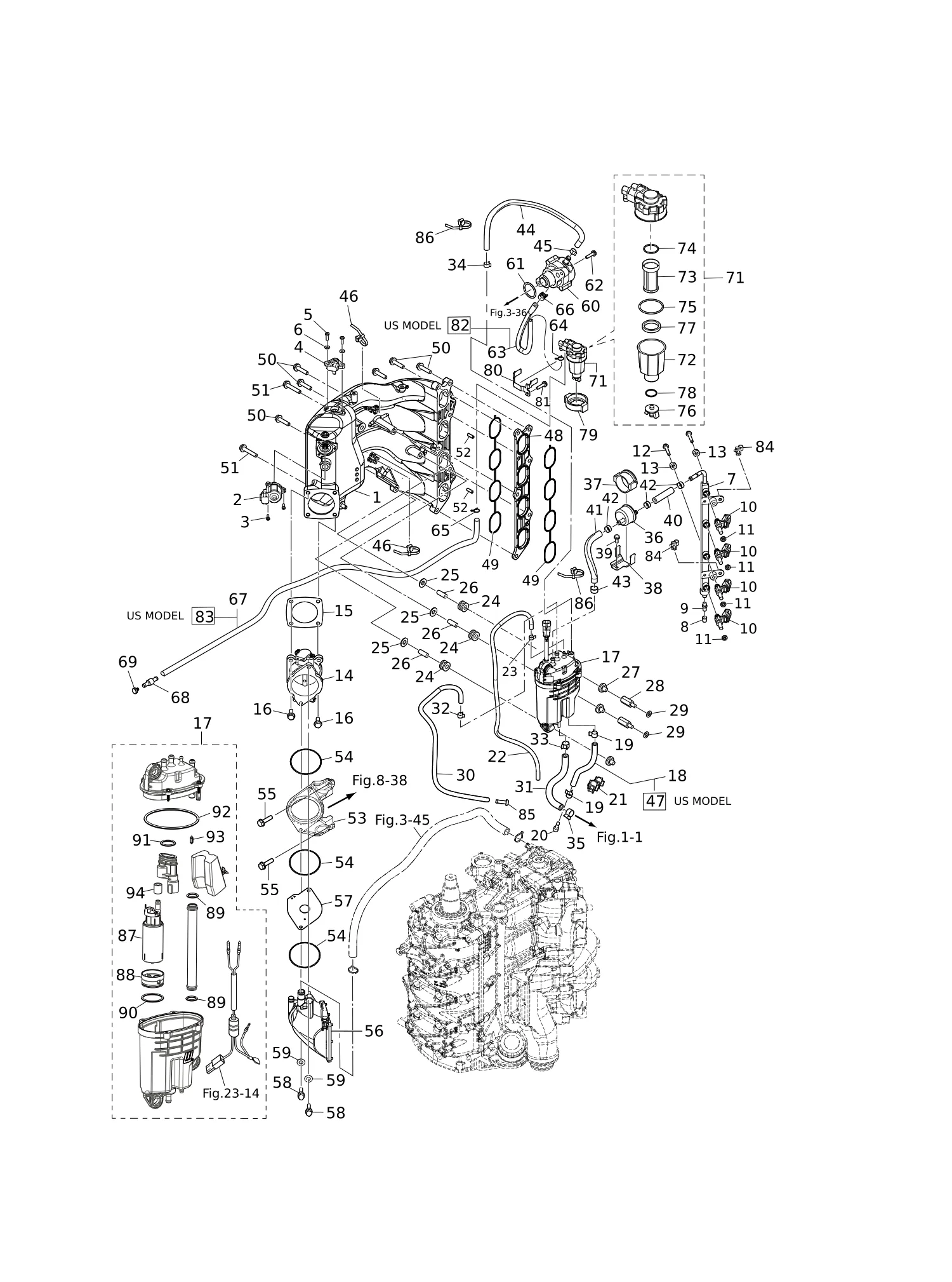 进气歧管·燃油系统 INTAKE MANIFOLD · FUEL SYSTEM