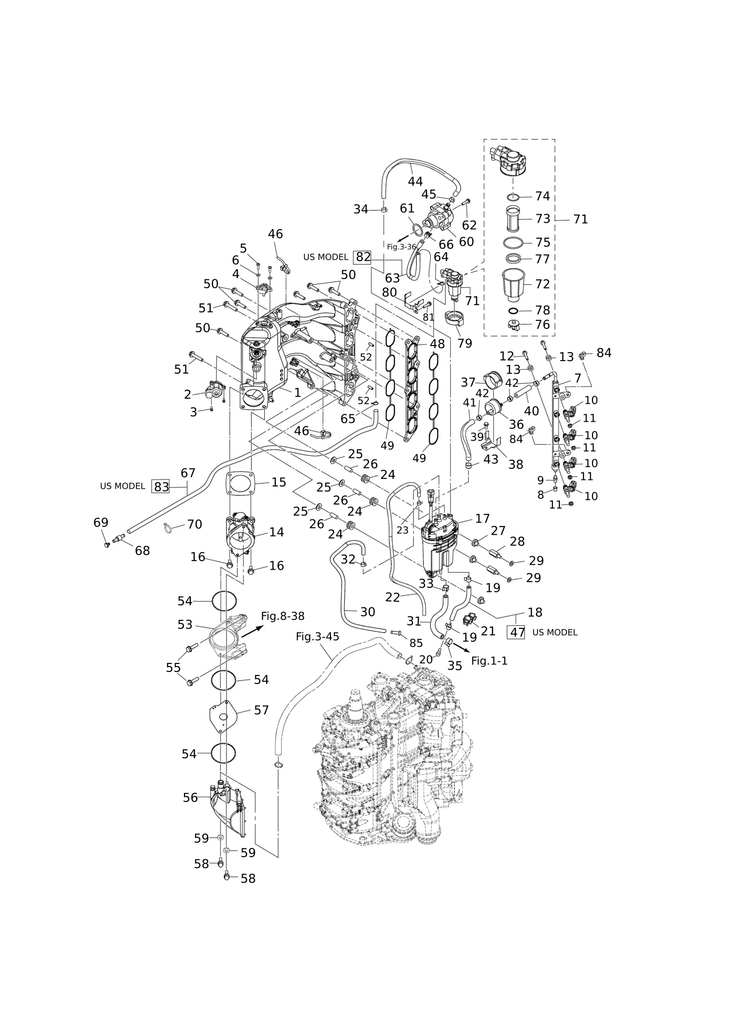 进气歧管·燃油系统 INTAKE MANIFOLD · FUEL SYSTEM